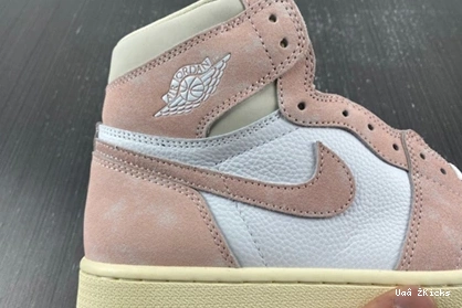 (Women's) FD2596-600 Breathable  Jordan 1 Atmosphere Retro 139 High OG Pink 0926